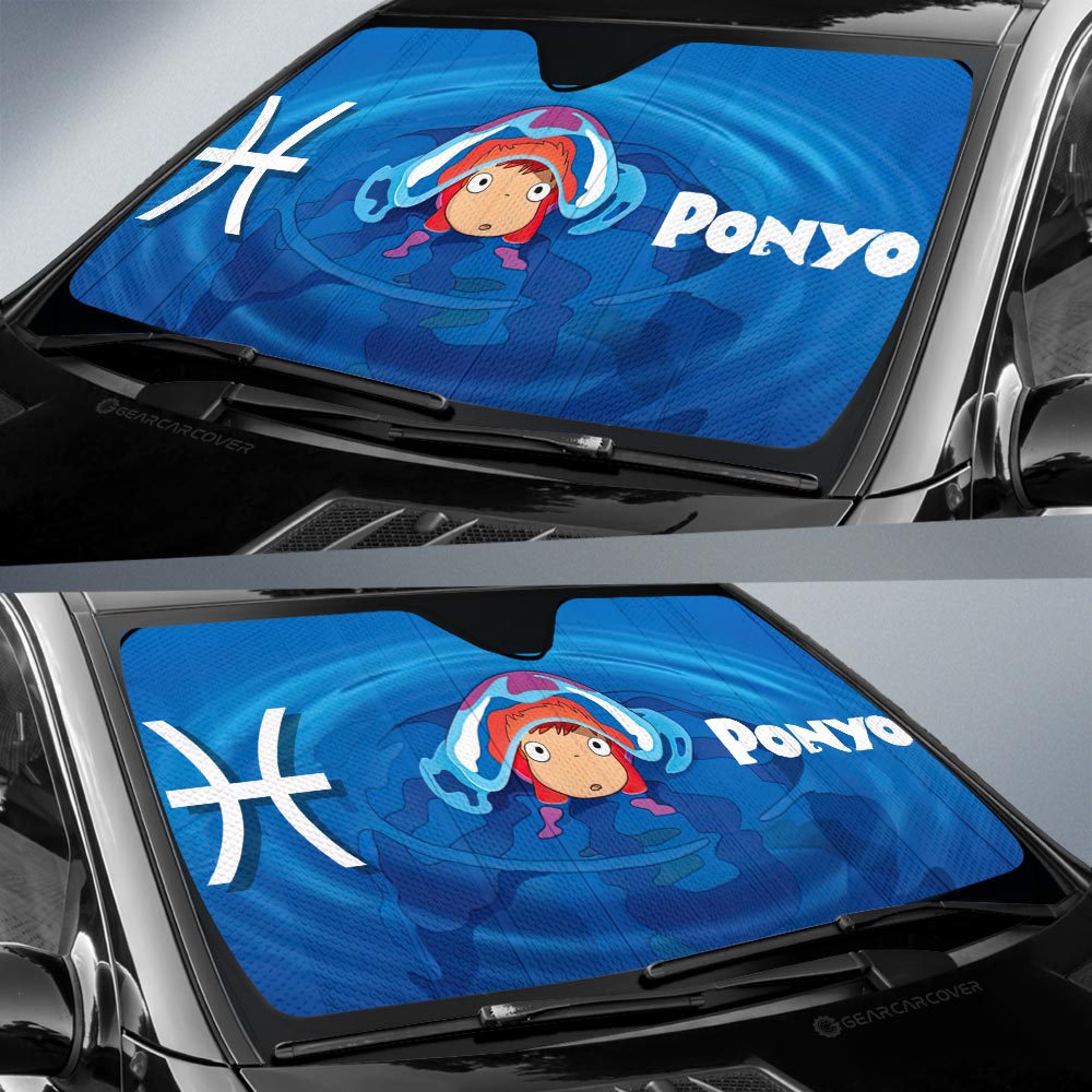 Ponyo Car Sunshade Custom Car Accessories