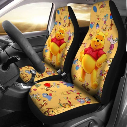 WTP Car Seat Covers WTP And Friends Pattern Seat Covers Yellow