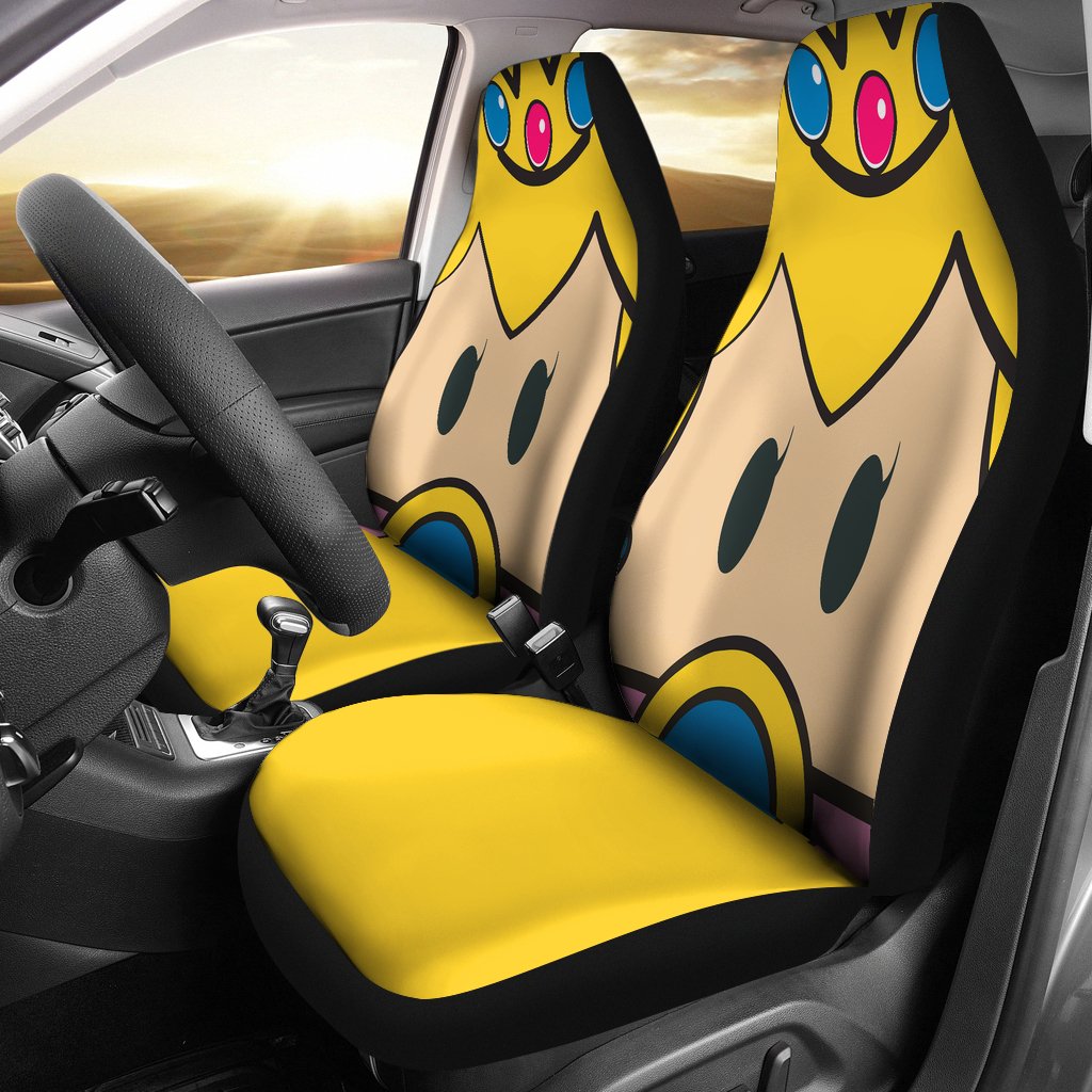 Mario Car Seat Covers Mario Peach Princess Cosplay Seat Covers Yellow