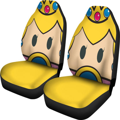 Mario Car Seat Covers Mario Peach Princess Cosplay Seat Covers Yellow