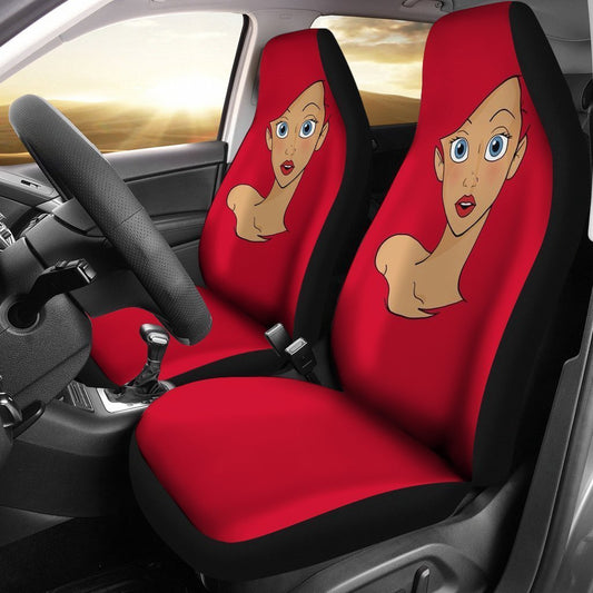 Little Mermaid Car Seat Covers DN The Little Mermaid Princess Ariel Seat Covers Red