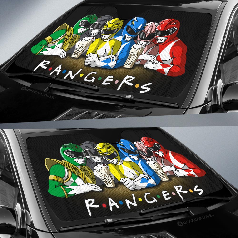 Rangers Mashup Car Sunshade Custom Car Accessories