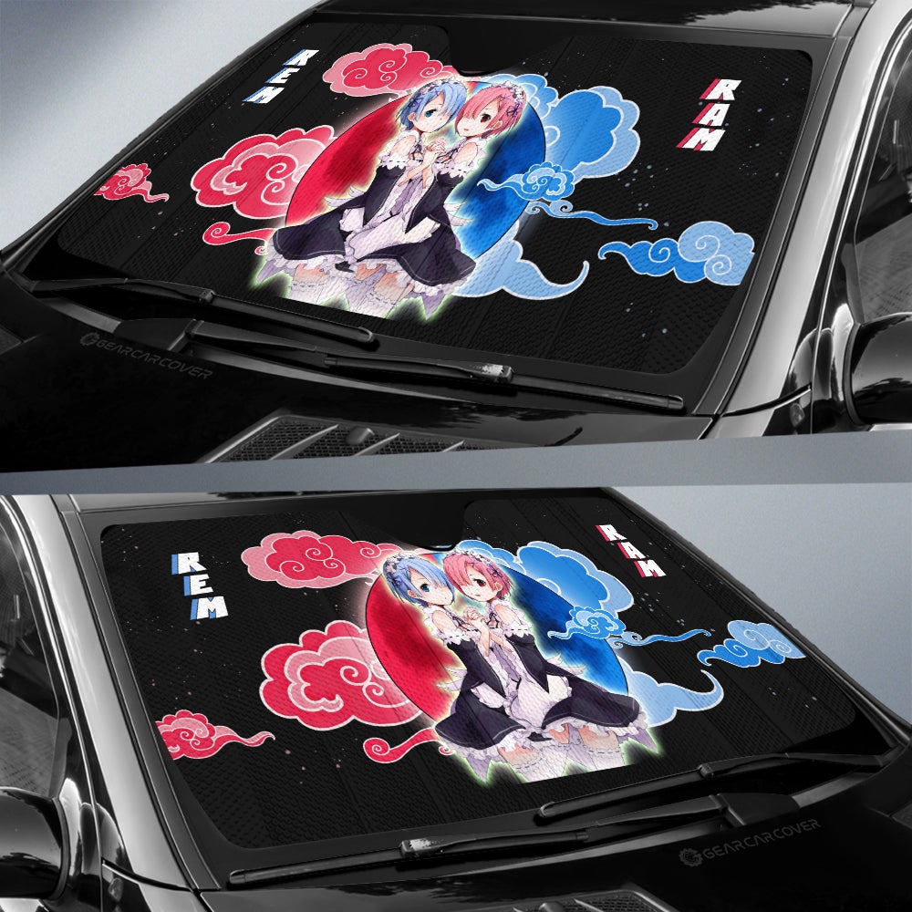 Rem And Ram Car Sunshade Custom Car Accessoriess