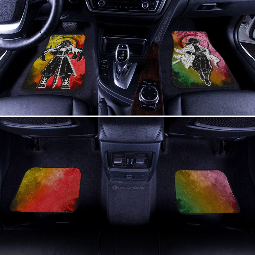 Demon Slayer Car Mats Rengoku Giyuu Car Floor Mats Demon Slayer Car Floor Mats