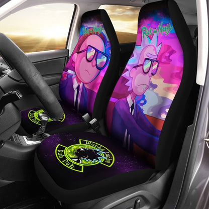 Rick And Moty Car Seat Covers Rick And Morty Cool Suit Seat Covers Pink