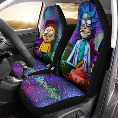 Rick And Moty Car Seat Covers Rick And Morty On Seat Seat Covers Colorful