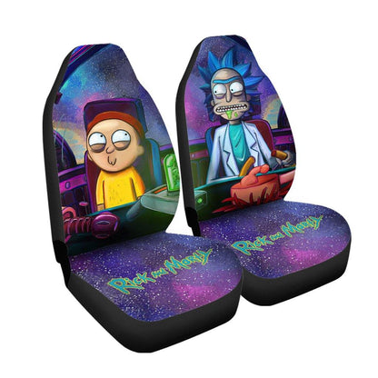 Rick And Moty Car Seat Covers Rick And Morty On Seat Seat Covers Colorful