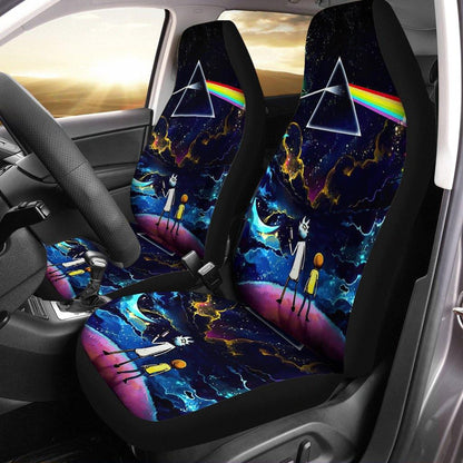 Rick And Moty Car Seat Covers Rick And Morty Looking At The Galaxy Seat Covers Colorful