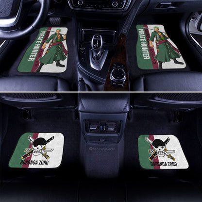 One Piece Car Mats One Piece Pirate Hunter Graphic Car Floor Mats Colorful