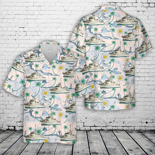 Royal Australian Navy HMAS Townsville (FCPB 205) Hawaiian Shirt