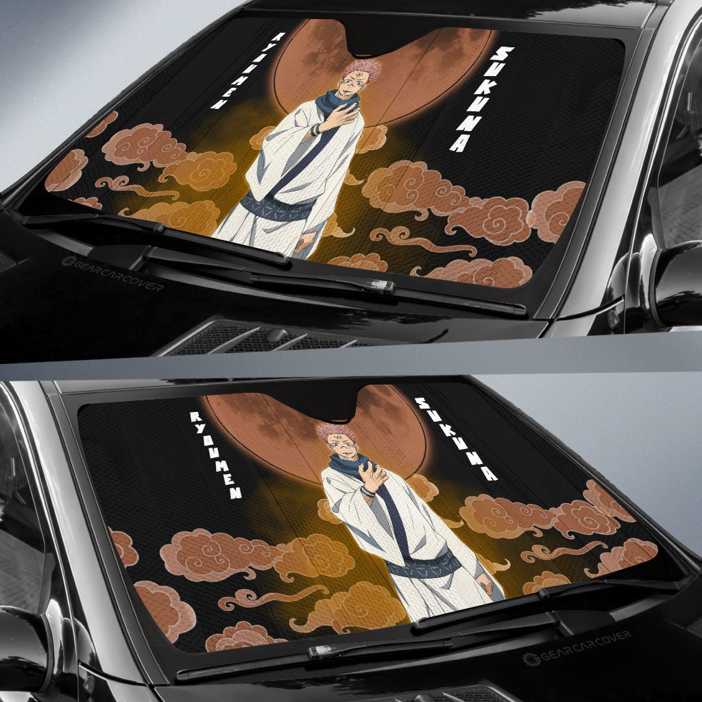 Ryoumen Sukuna Car Sunshade Custom Car Accessories