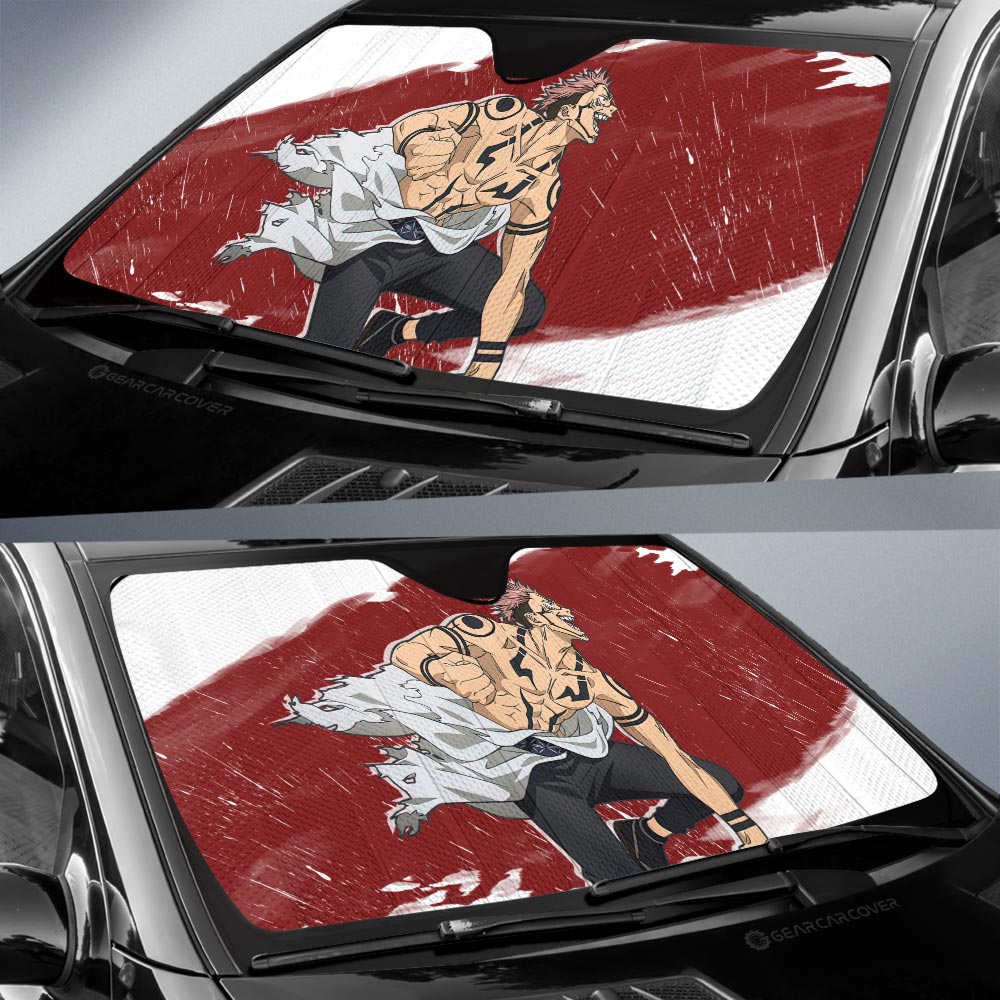 Ryoumen Sukuna Car Sunshade Custom Car Accessories