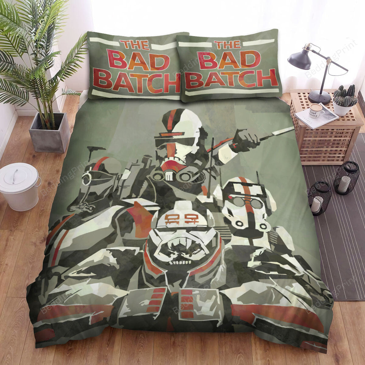 SW Bedding Set SW The Bad Batch Duvet Covers Green Unique Gift