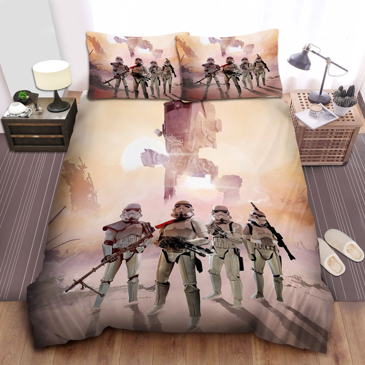 SW Bedding Set SW A Team Of Stormtroopers Duvet Covers Colorful Unique Gift