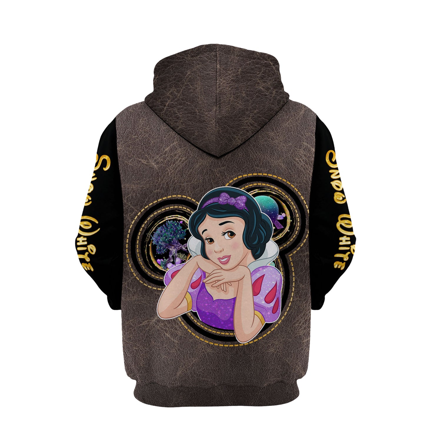 DN Hoodie DN Princess Snow White 100 Years Of Wonder Hoodie Black Brown Unisex