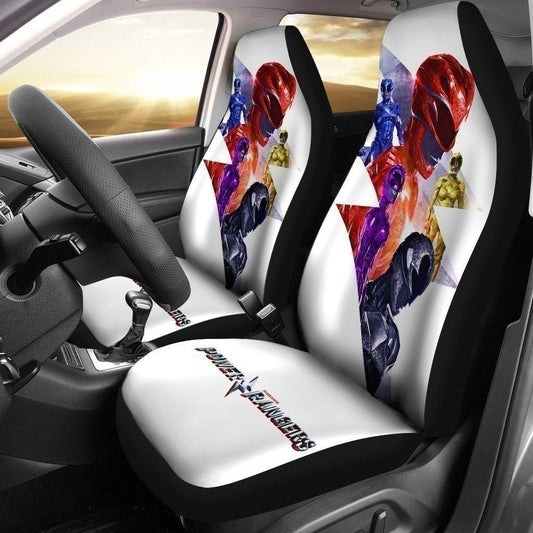 Power Ranger Car Seat Covers Saban's Power Rangers Team Seat Covers White