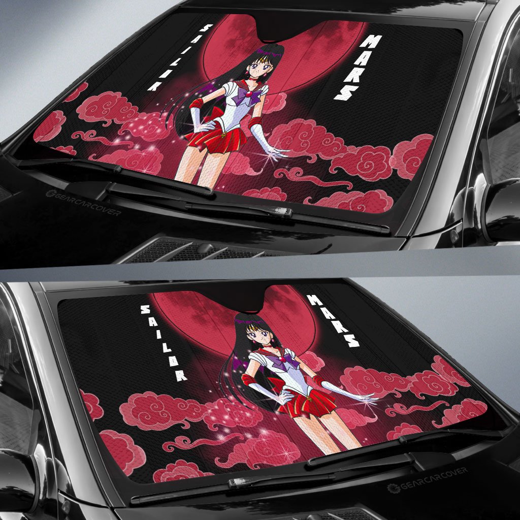 Sailor Mars Car Sunshade Custom Car Accessories