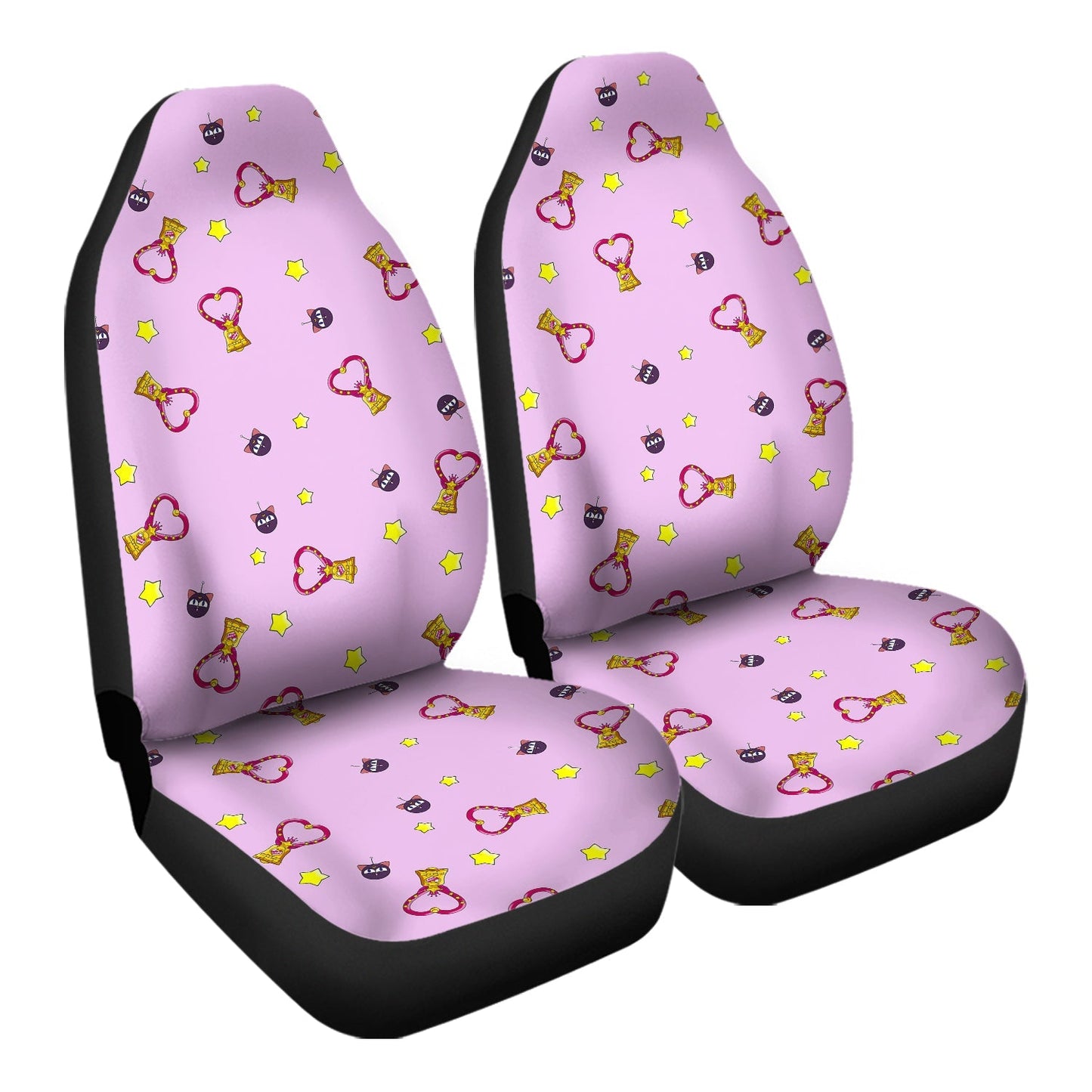 Sailor Moon Car Seat Covers Sailor Moon Cat Accessories Pattern Seat Covers Pink