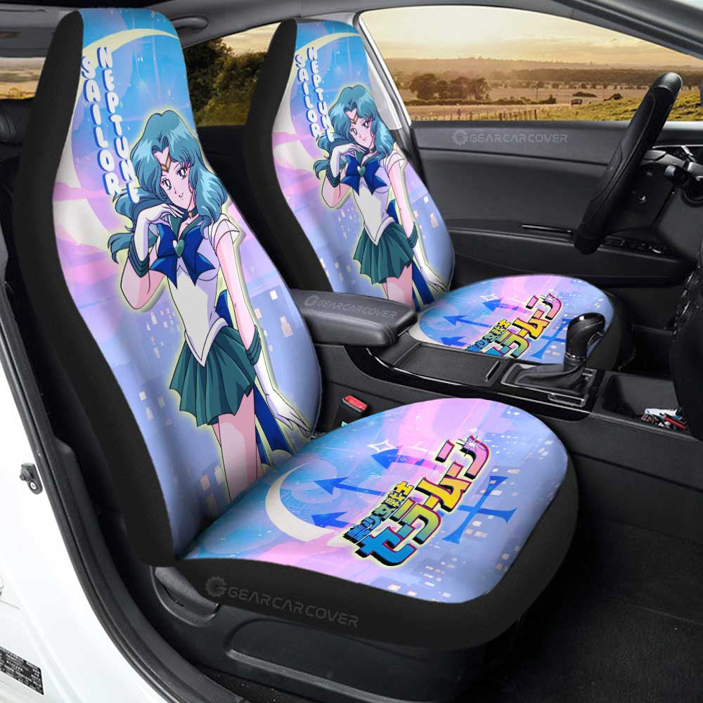 Sailor Moon Car Seat Covers Sailor Moon Sailor Neptune Graphic Seat Covers Blue