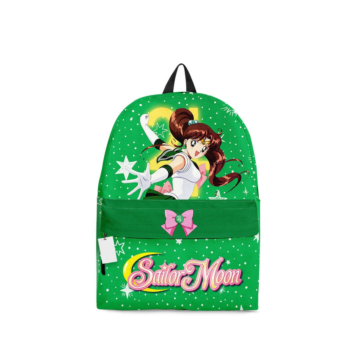 Sailor Moon Backpack Sailor Jupiter Makoto Kino Graphic Backpacks Green