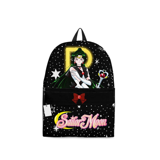 Sailor Moon Backpack Sailor Pluto Setsuna Meiou Graphic Backpacks Black