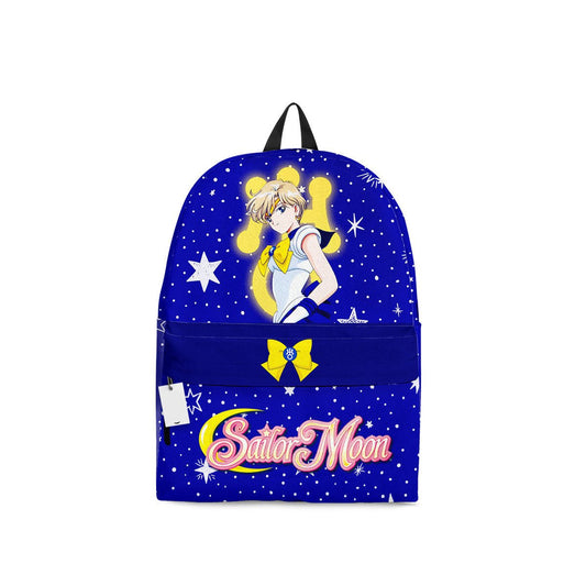 Sailor Moon Backpack Sailor Uranus Haruka Tenou Graphic Backpacks Blue