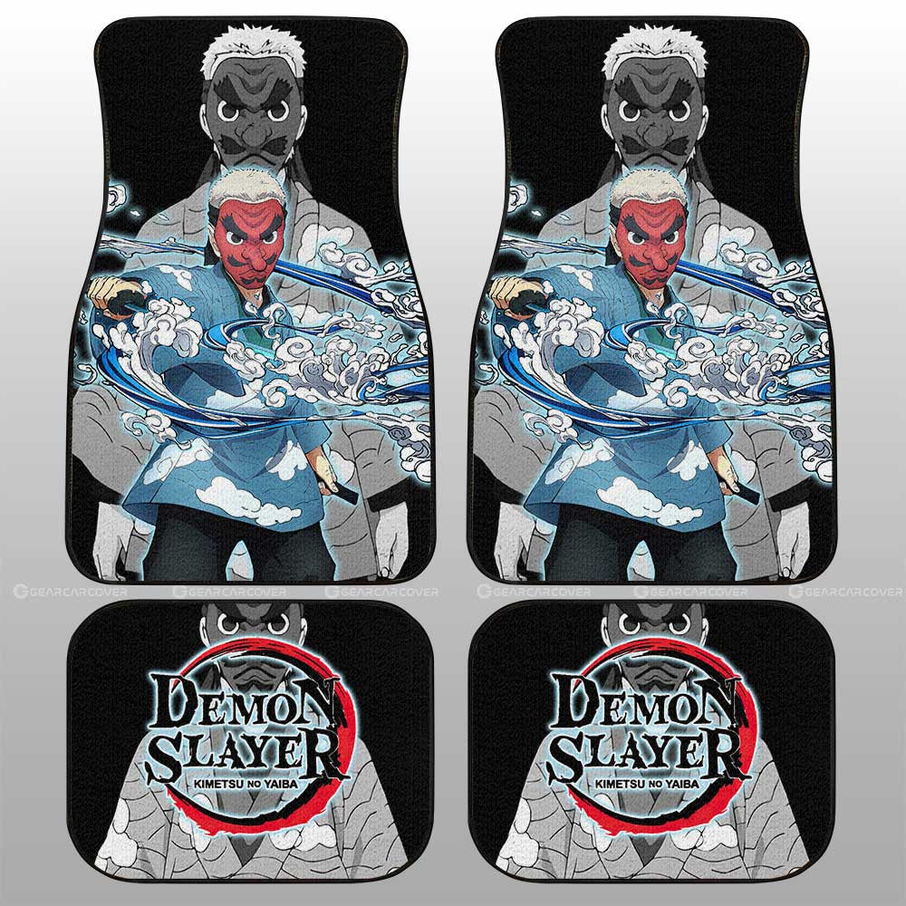 Demon Slayer Car Mats Sakonji Urokodaki Car Floor Mats Demon Slayer Car Floor Mats