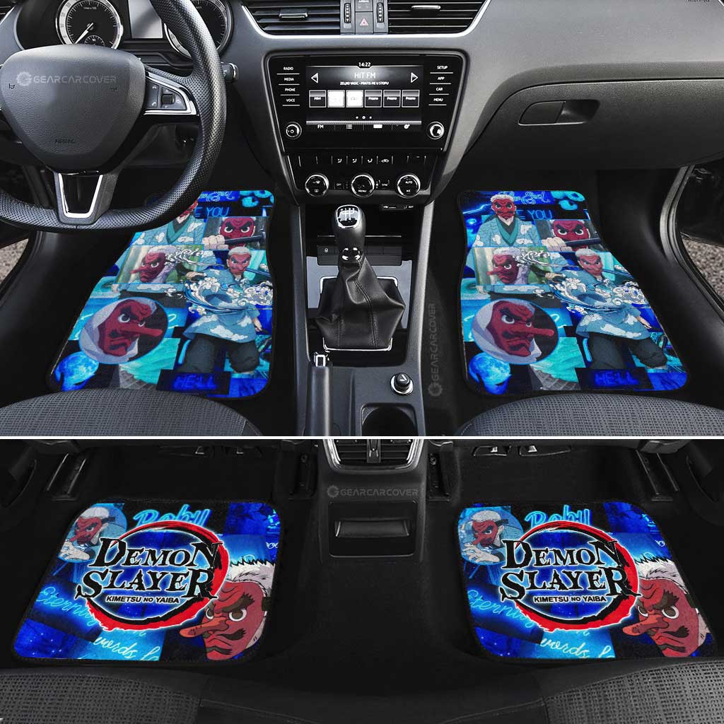 Demon Slayer Car Mats Sakonji Urokodaki Car Floor Mats Demon Slayer Anime Floor Mats