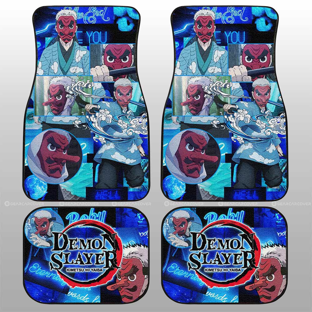 Demon Slayer Car Mats Sakonji Urokodaki Car Floor Mats Demon Slayer Anime Floor Mats