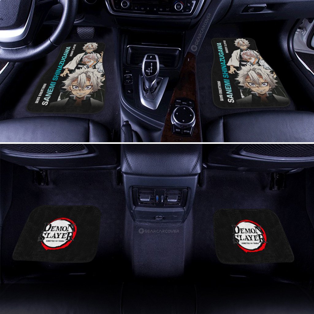 Demon Slayer Car Mats Sanemi Shinazugawa Car Floor Mats Demon Slayer Car Floor Mats