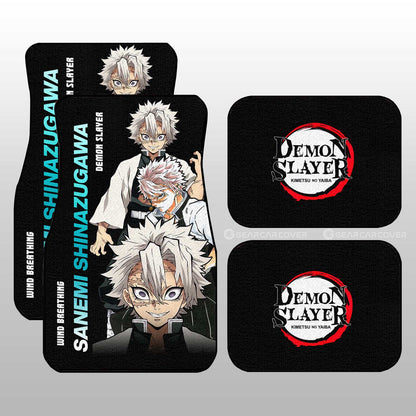 Demon Slayer Car Mats Sanemi Shinazugawa Car Floor Mats Demon Slayer Car Floor Mats