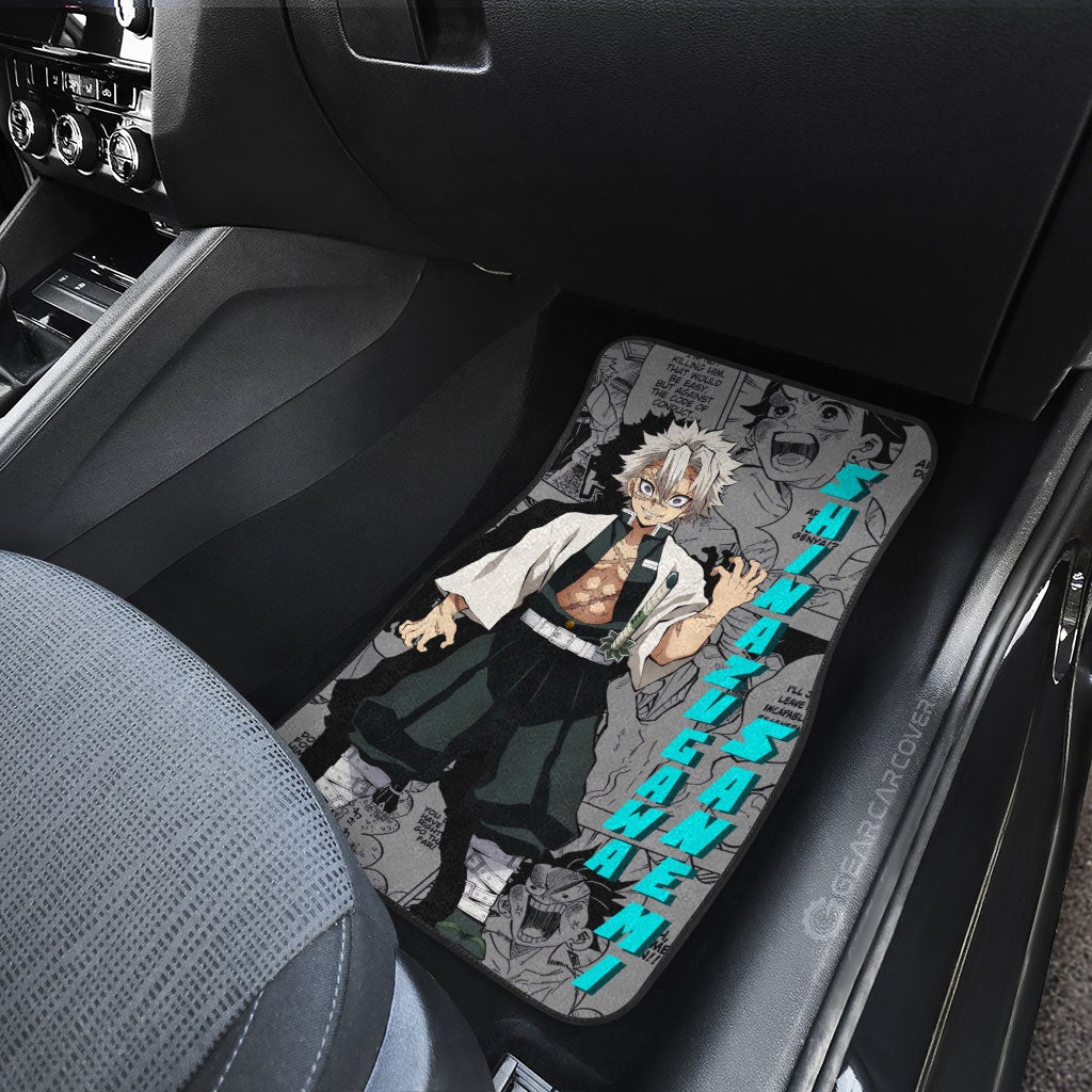 Demon Slayer Car Mats Sanemi Shinazugawa Car Floor Mats Mix Mangas Floor Mats