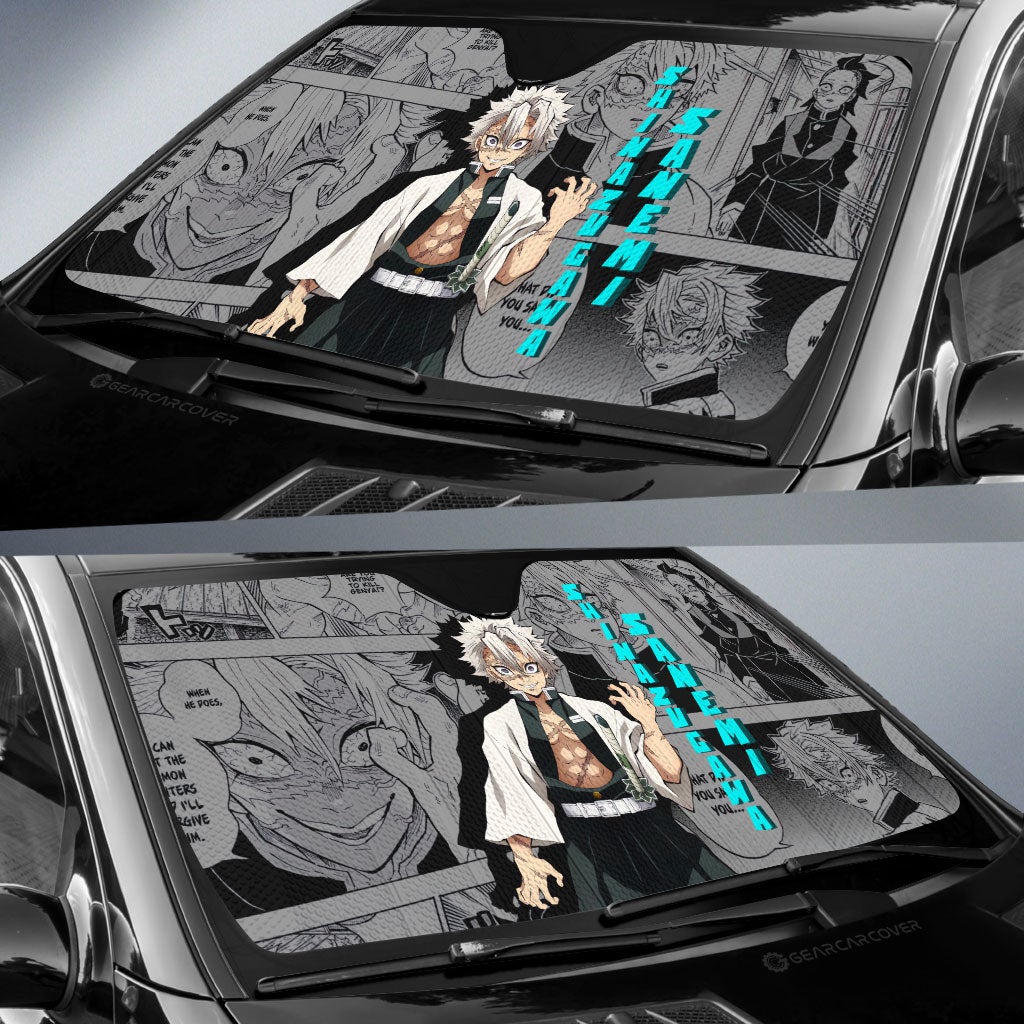Sanemi Shinazugawa Car Sunshade Custom Mix Mangas