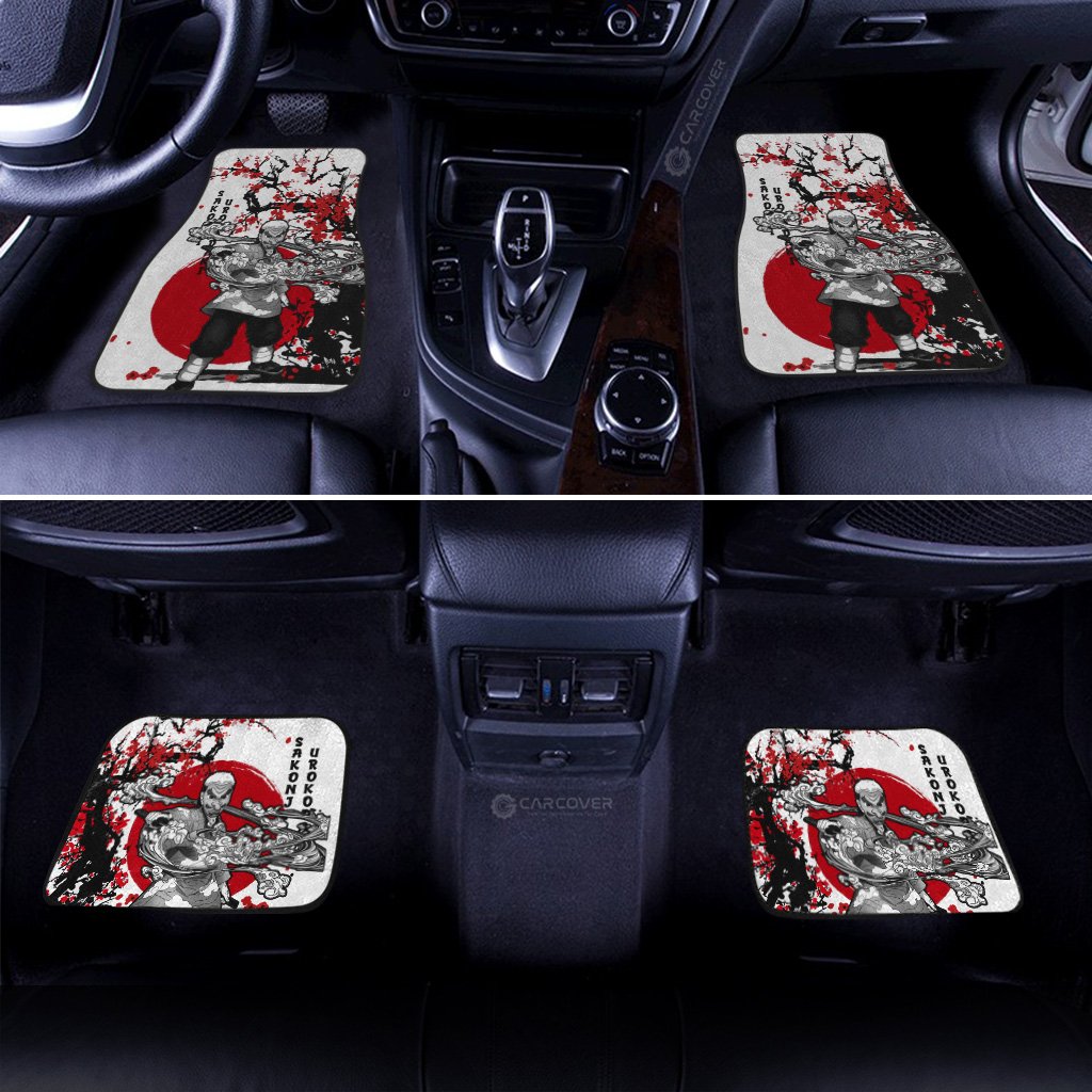 Demon Slayer Car Mats Sankoji Car Floor Mats Japan Style Car Floor Mats