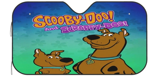 Scooby Doo Car Sun Shade Scooby Doo And Scrappy Doo Winshield Sun Shade Colorful