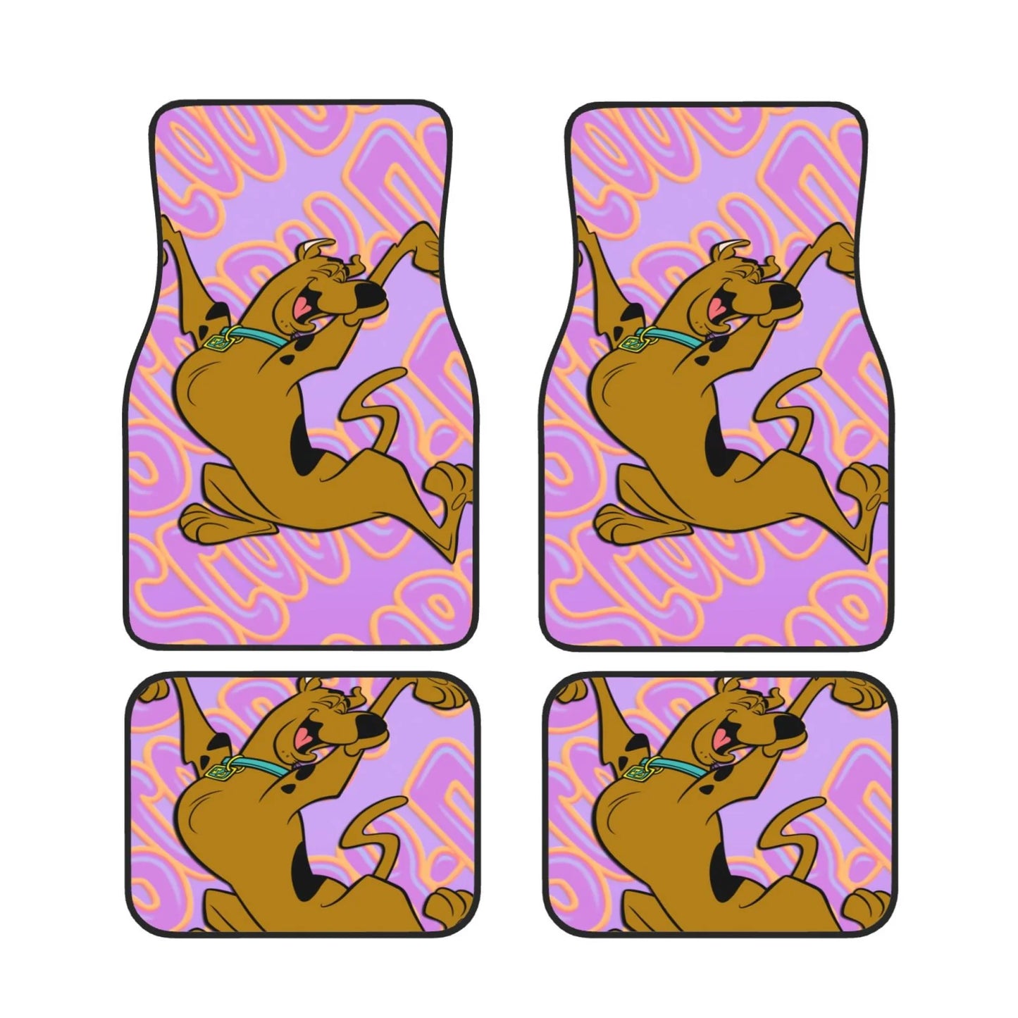 Scooby Doo Car Mats Scooby Doo Jumping In Happy Graphic Car Floor Mats Pink