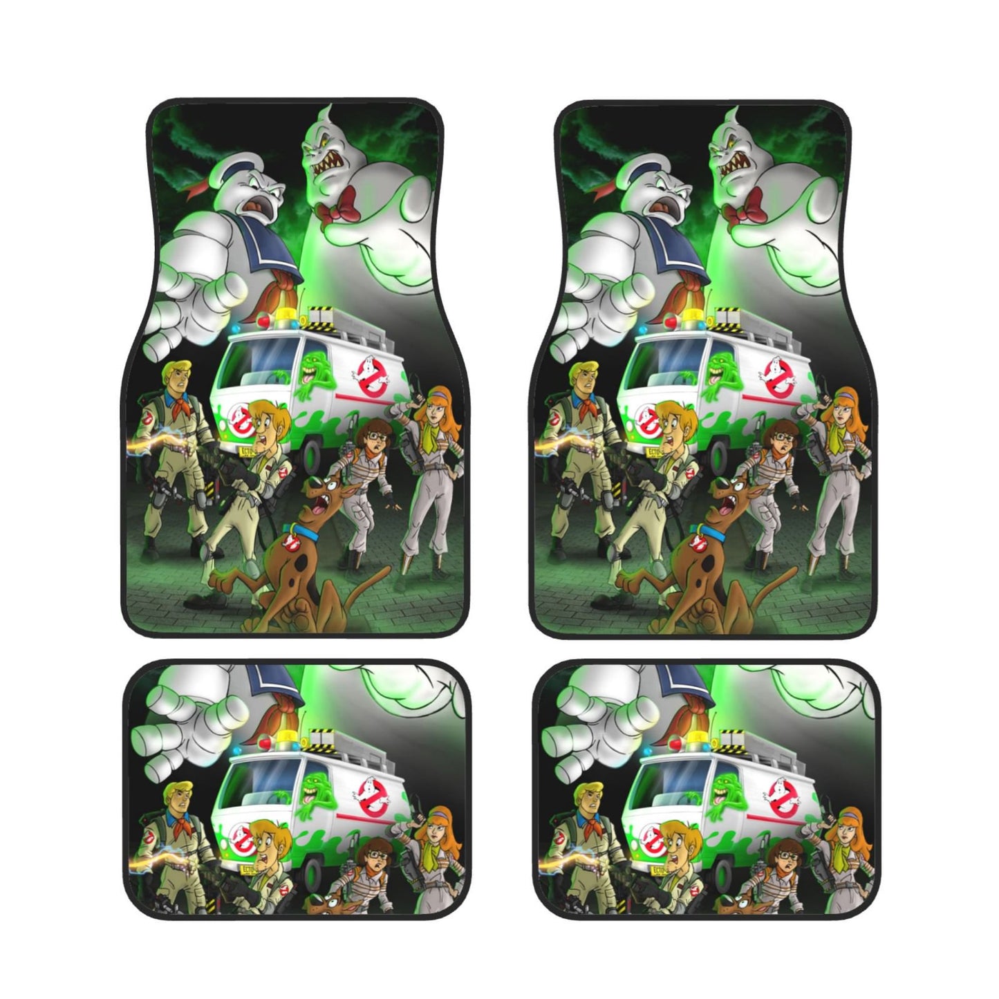 Ghostbusters Car Floor Mats Scooby Doo Cross Over Ghostbusters Car Mats