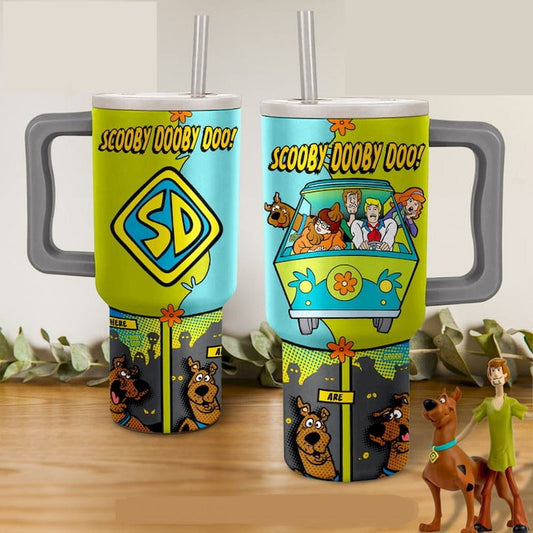 Scooby Doo 40 Oz Tumbler Scooby Dooby Doo Are Here Tumbler 40 Oz Green