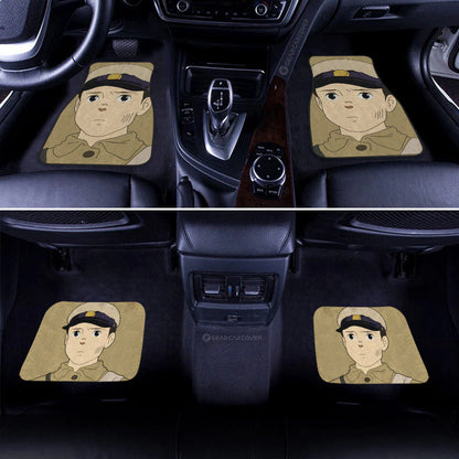 SGhibli Car Mats SGhibli Grave Of The Fireflies Seita Yokokawa Face Car Floor Mat Brown