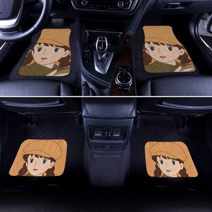 SGhibli Car Mats SGhibli Castle In The Sky Sheeta Face Graphic Car Floor Mat Colorful