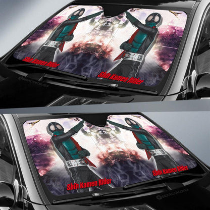 Shin Kamen Rider Car Sunshade Custom Car Accessories