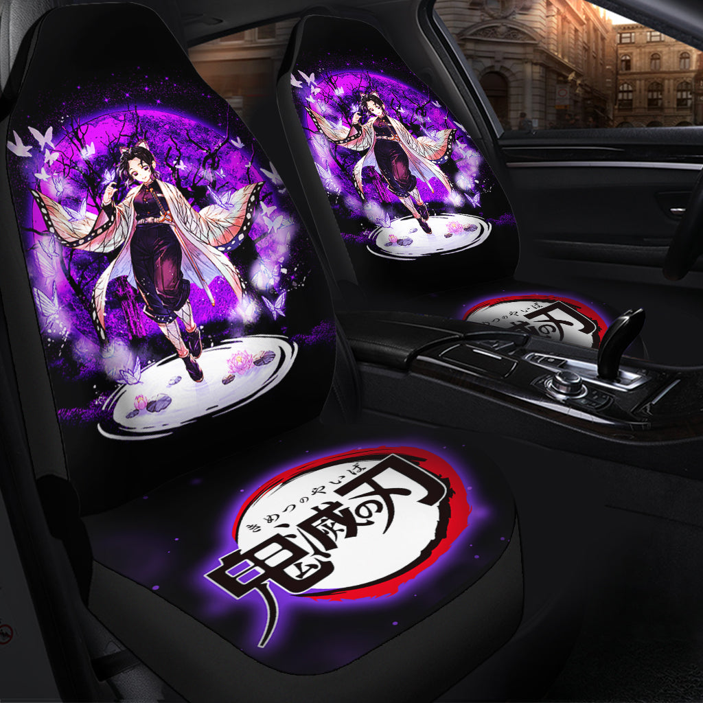 Shinobu Demon Slayer Moonlight Car Seat Covers