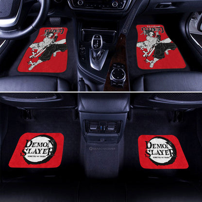 Demon Slayer Car Mats Shinobu Kocho Car Floor Mats Car Manga Style For Fans Floor Mats