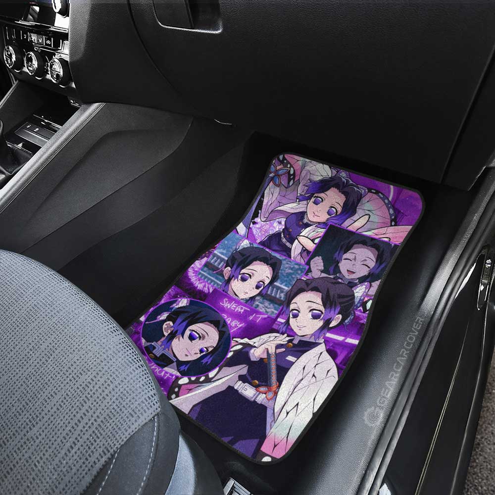 Demon Slayer Car Mats Shinobu Kocho Car Floor Mats Demon Slayer Anime Floor Mats