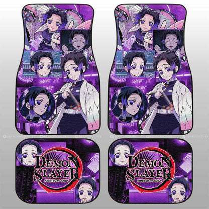 Demon Slayer Car Mats Shinobu Kocho Car Floor Mats Demon Slayer Anime Floor Mats