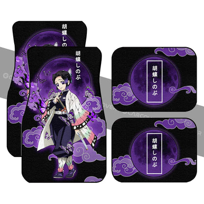 Demon Slayer Car Mats Shinobu Kochou Car Floor Mats Anime Demon Slayer Car Floor Mats