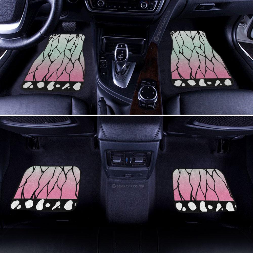 Demon Slayer Car Mats Shinobu Uniform Car Floor Mats Demon Slayer Car Floor Mats