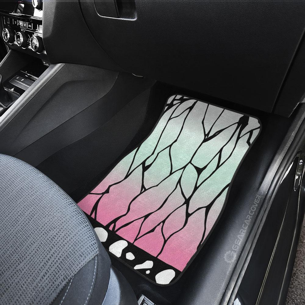 Demon Slayer Car Mats Shinobu Uniform Car Floor Mats Demon Slayer Car Floor Mats