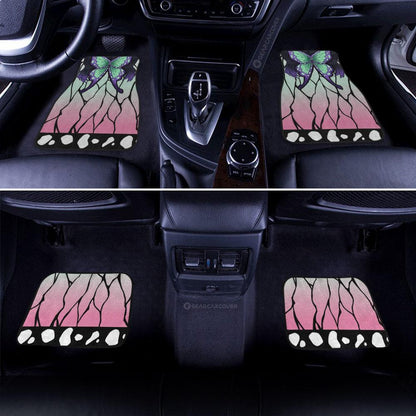 Demon Slayer Car Mats Shinobu Uniform Car Floor Mats Hairstyle Car Interior Floor Mats