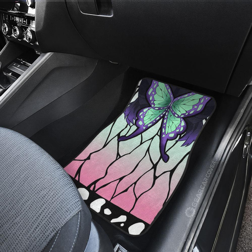 Demon Slayer Car Mats Shinobu Uniform Car Floor Mats Hairstyle Car Interior Floor Mats